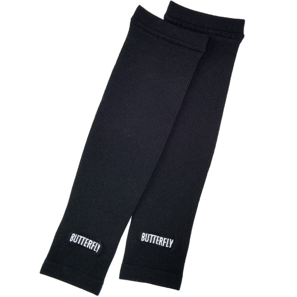 Butterfly Logo Arm Warmer: Black with White